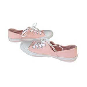 Converse All Star Womens Size 7 Baby Pink Coral Sneakers Shoes 555895F NICE